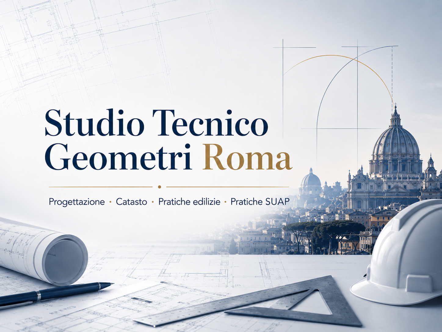 Geometra al lavoro con stazione totale in un cantiere nel centro di Roma